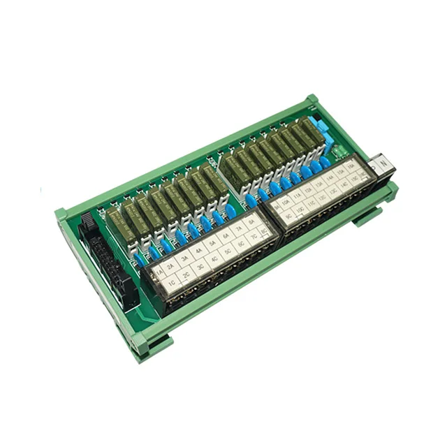 Slim Relay Output GINRI 16 Channel Interface Relay Module JR-B16PJ-F-FX/24VDC With IDC Connector