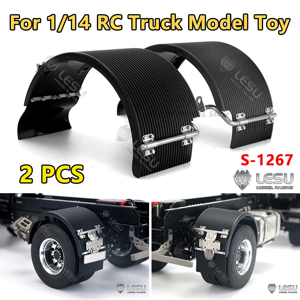 

LESU Metal Semicircle Rear Light Frame Fender S-1267 for Tamiya 1/14 Traction Truck Dump Truck Model Toy Upgrade Parts
