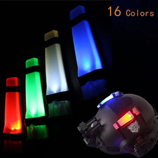 

Helmet Light Strobe Signal Light, Chewing Gum Light, and Velcro Rope Flash Light Brighten Your Tactical Gear