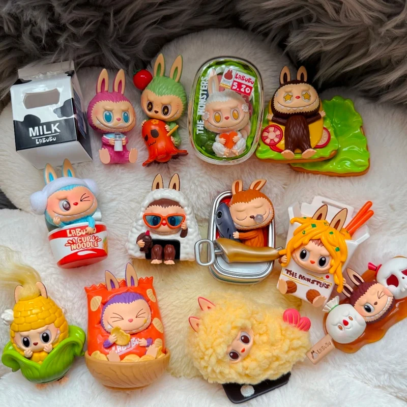 

Подлинная серия Popmart Labubu The Monsters Wacky Mart, слепая коробка, милая виниловая плюшевая игрушка, сумка, подвеска, брелок, подарок на день рождения, игрушка