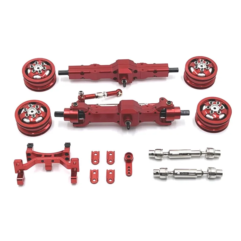 1/10 C74 remote control car accessories, metal upgrade, axle, steering gear seat, wheel hub, drive shaft