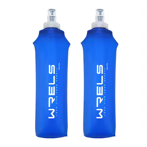 WRELS Folding Water Bottle TPU BPA-Free Collapsible Soft Flask Outdoor Sport Hiking Camping Running Portable Soft Water Bottle - Image 8