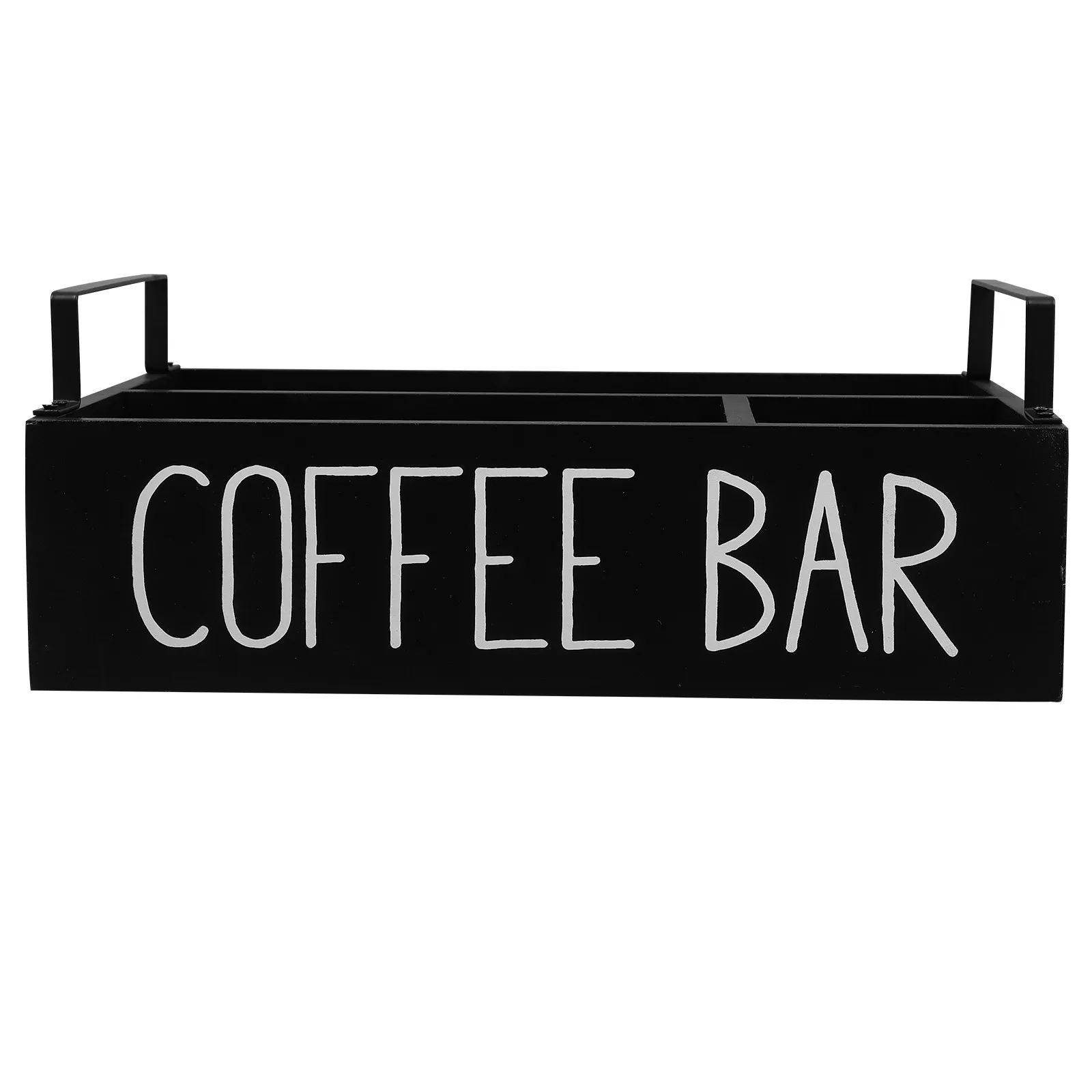 Wooden Tea Storage Organizer Box Multi-Compartment Design Tea Bag Coffee Sugar Packet Holder Countertop Desk Small Wooden