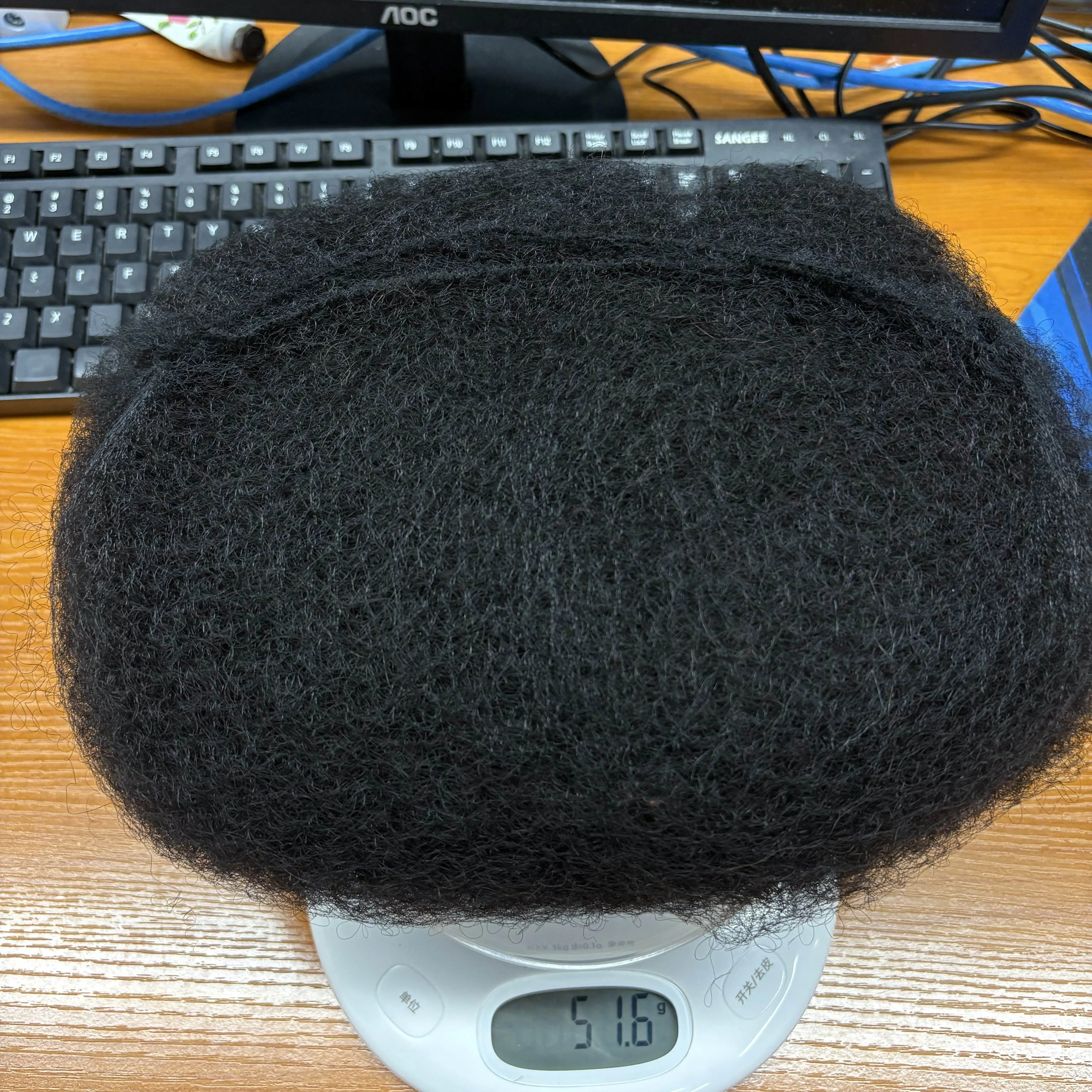 Afro Kinky Curly Bulk Human Hair for Dreadlock Extensions Micro Loc Twist Repair Locs or Braiding 50g/Pack Human Hair for Twist