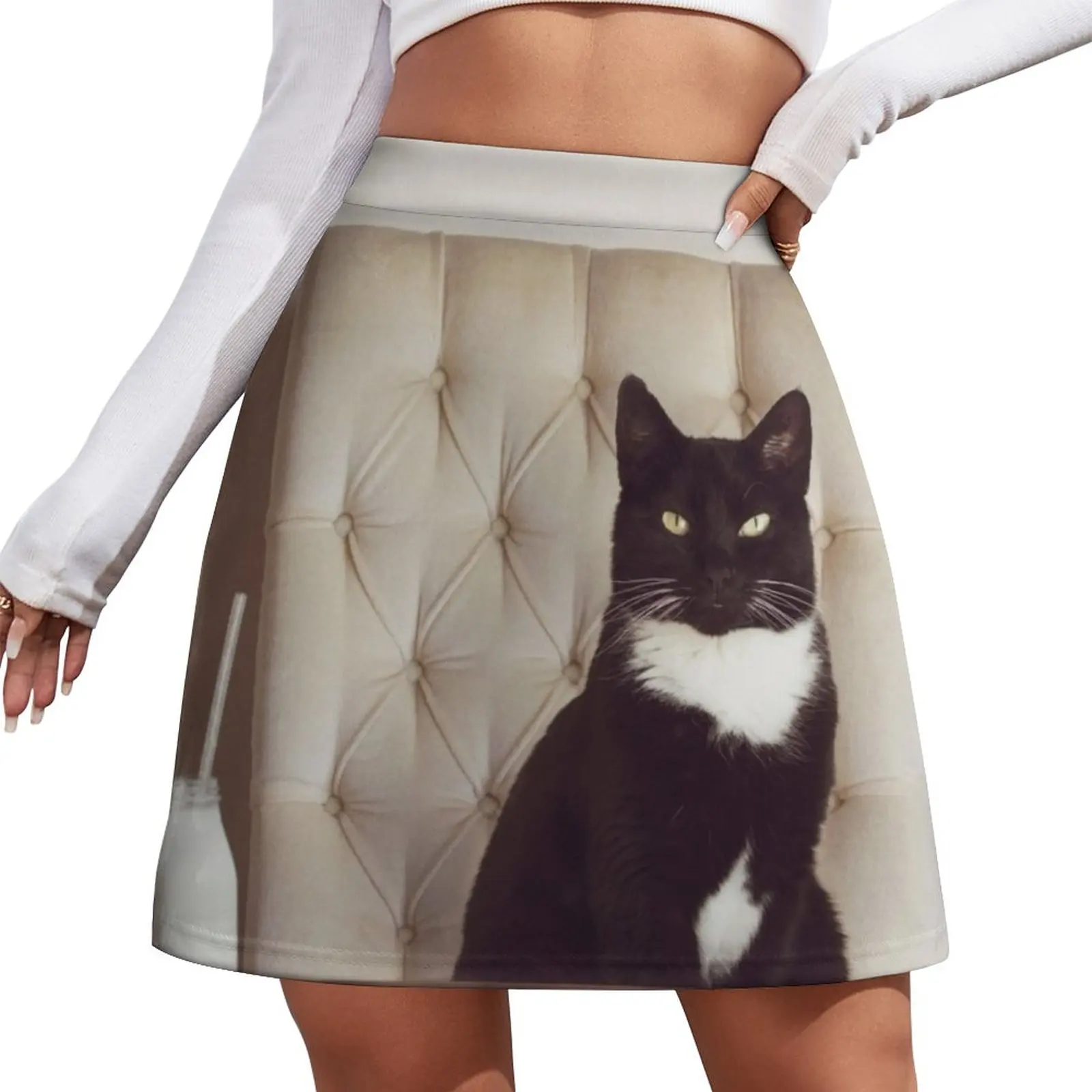 

Corporate Cat Mini Skirt korean women's clothes Korean skirts