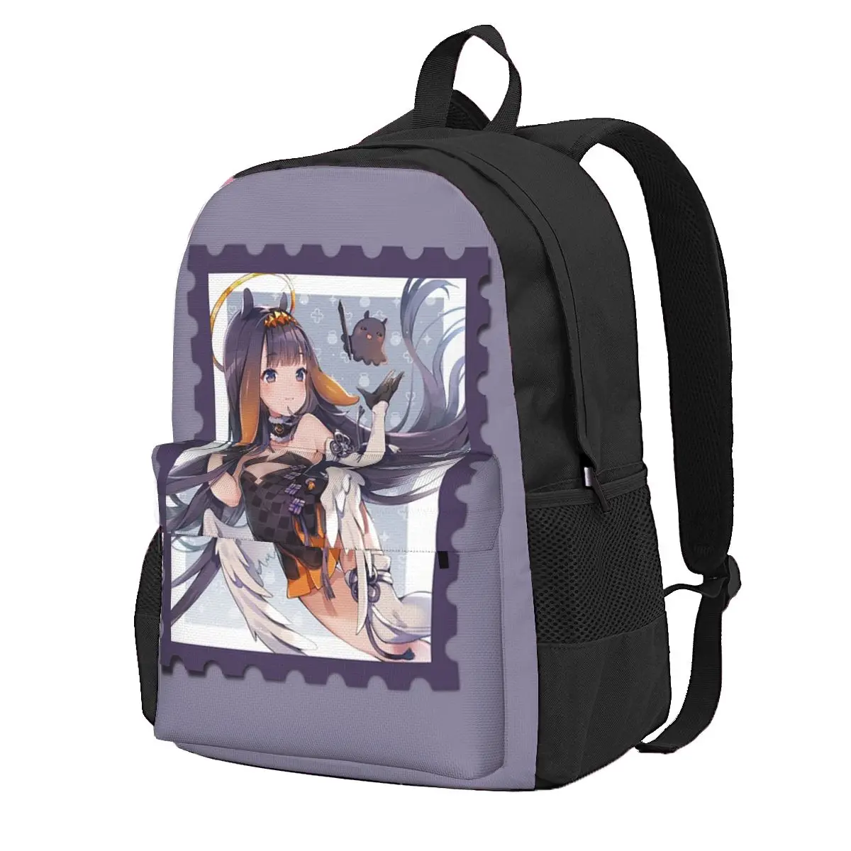 

Angel Ina (on Purple) Student Backpack School Bag Hiking Travel Daypack for Boys Girls Fashion Bookbag Shoulder Bags