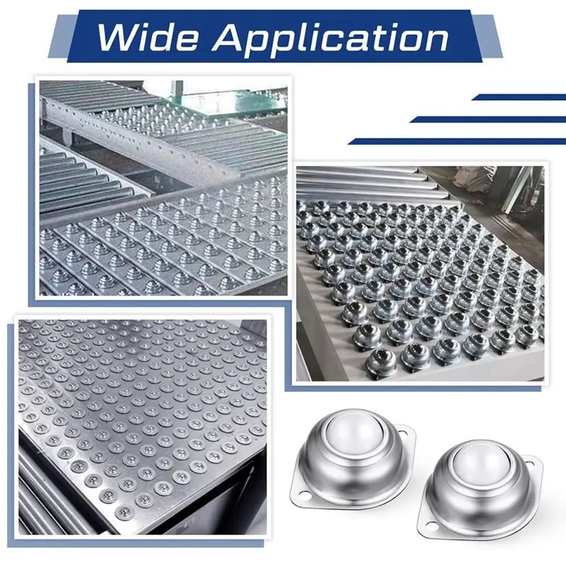 

20 шт. 1-дюймовый роликовый шарикоподшипник, нейлоновый круглый шариковый переносный блок, универсальные шариковые ролики для конвейерных роликов, ПРОДАЖА