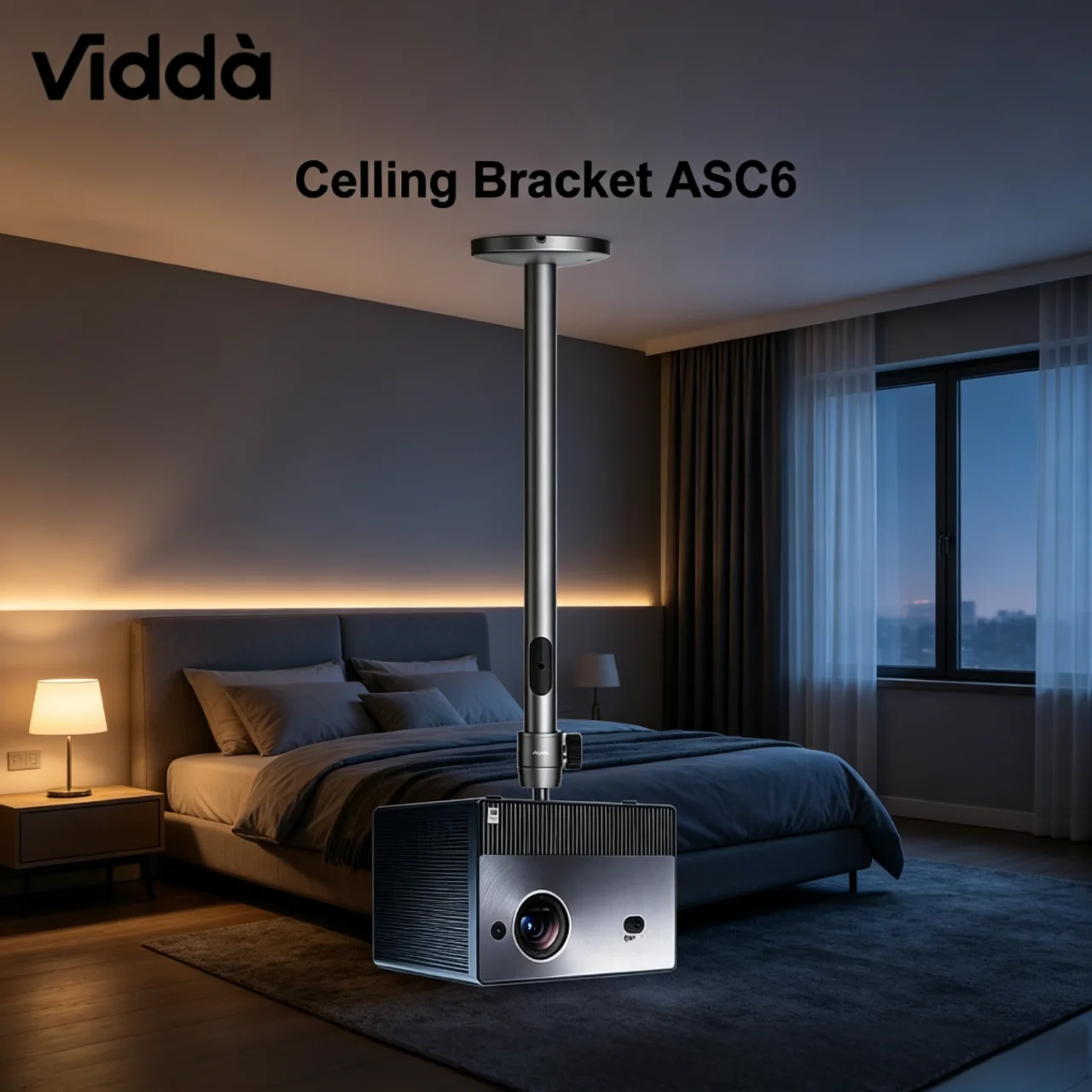 

Потолочный кронштейн, подходящий для XGIMI Dangbei, устойчивый и прочный телескопический кронштейн из алюминиевого сплава.