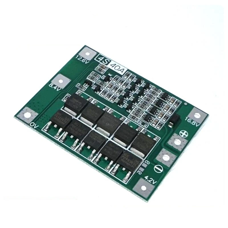 3S 4S 40A 60A Li-ion Lithium Battery Charger Protection Board 18650 BMS For Drill Motor 11.1V 12.6V/14.8V 16.8V Enhance Balance