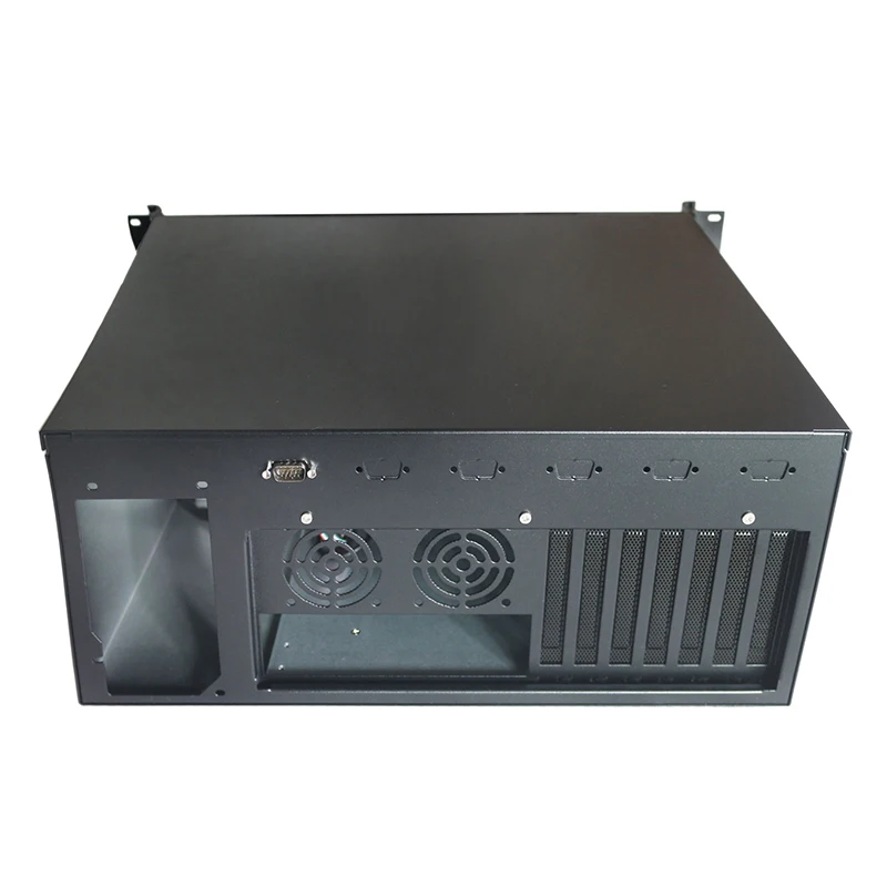 4U Rack-mounted integrated case with touch screen Industrial Server computer case with 8.9 inch screen