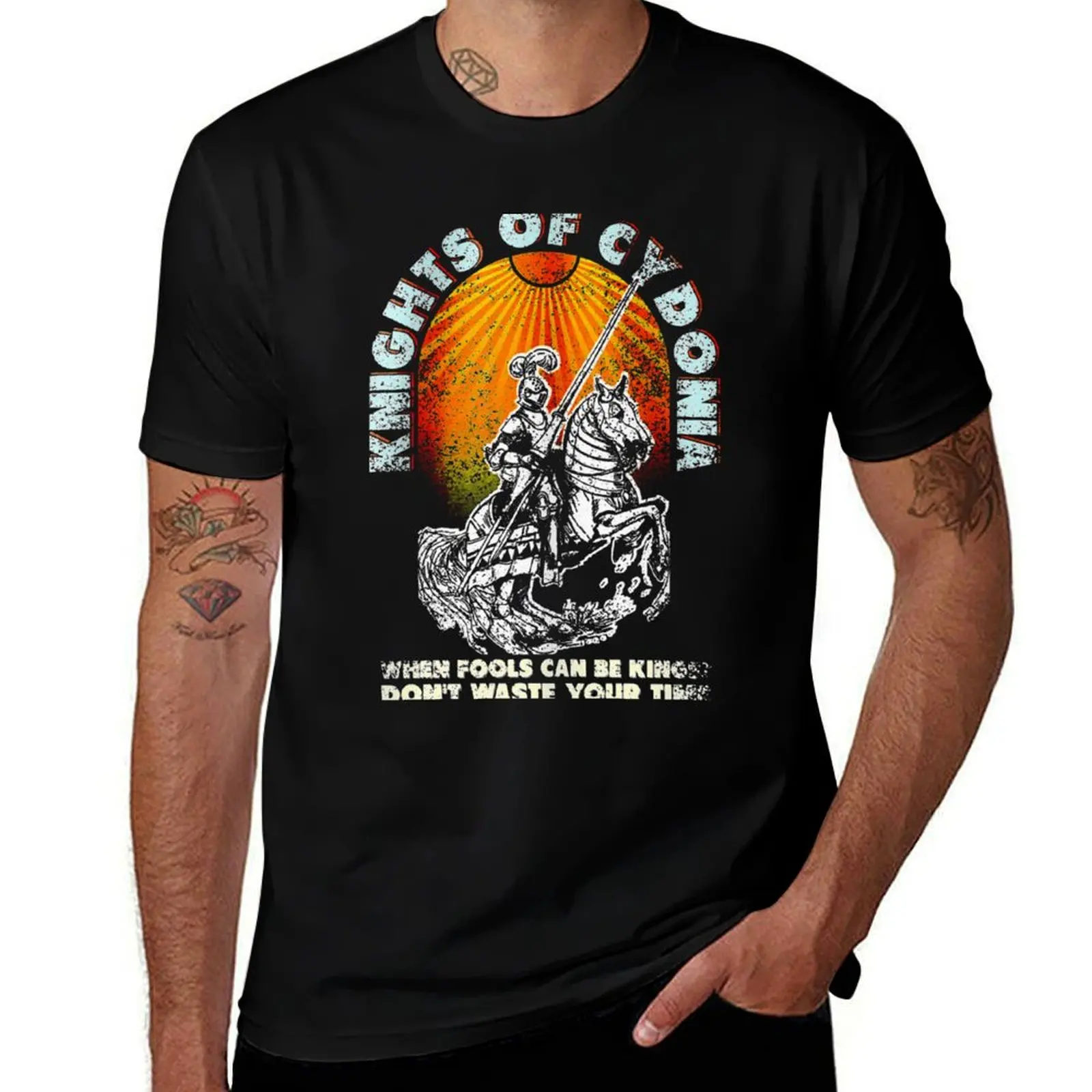Knights of Cydonia T-Shirt Plus Size Loose Short Sleeve Top