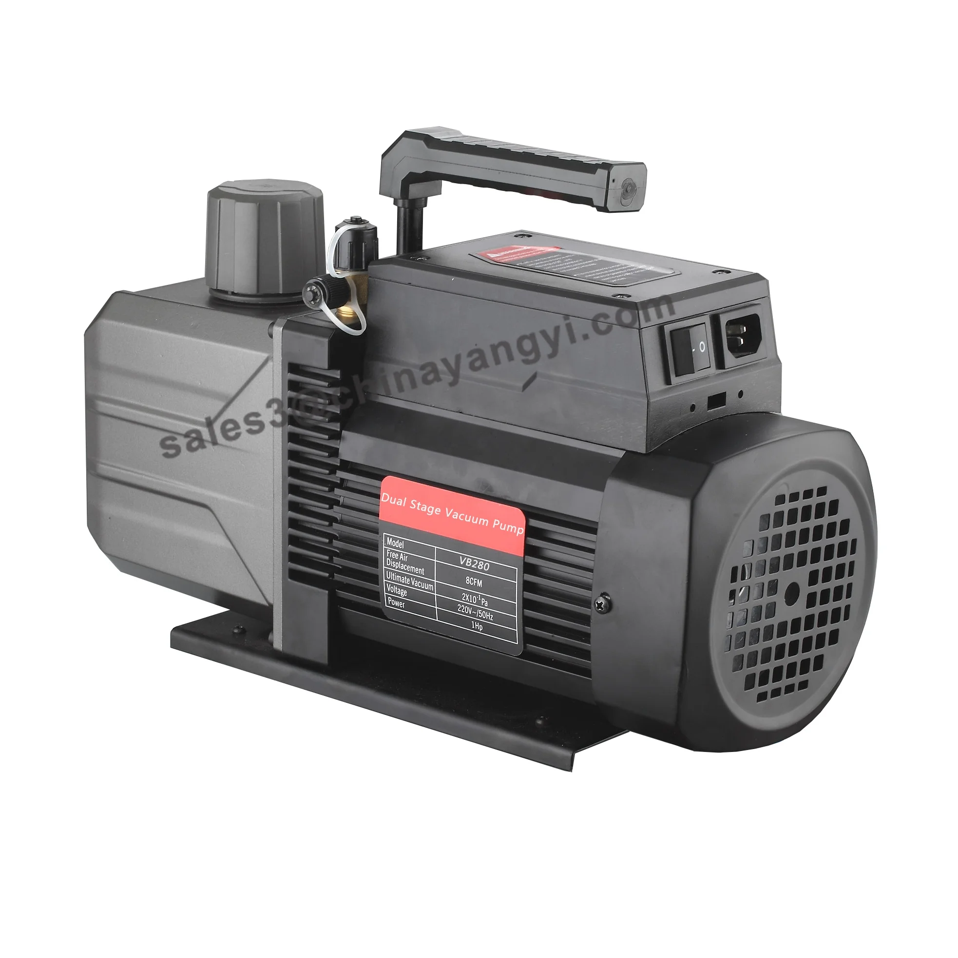 

New Series 1HP 12CFM HVAC Refrigerant Rotary Vane Vacuum Pump for Air Conditioner with Integrated Body