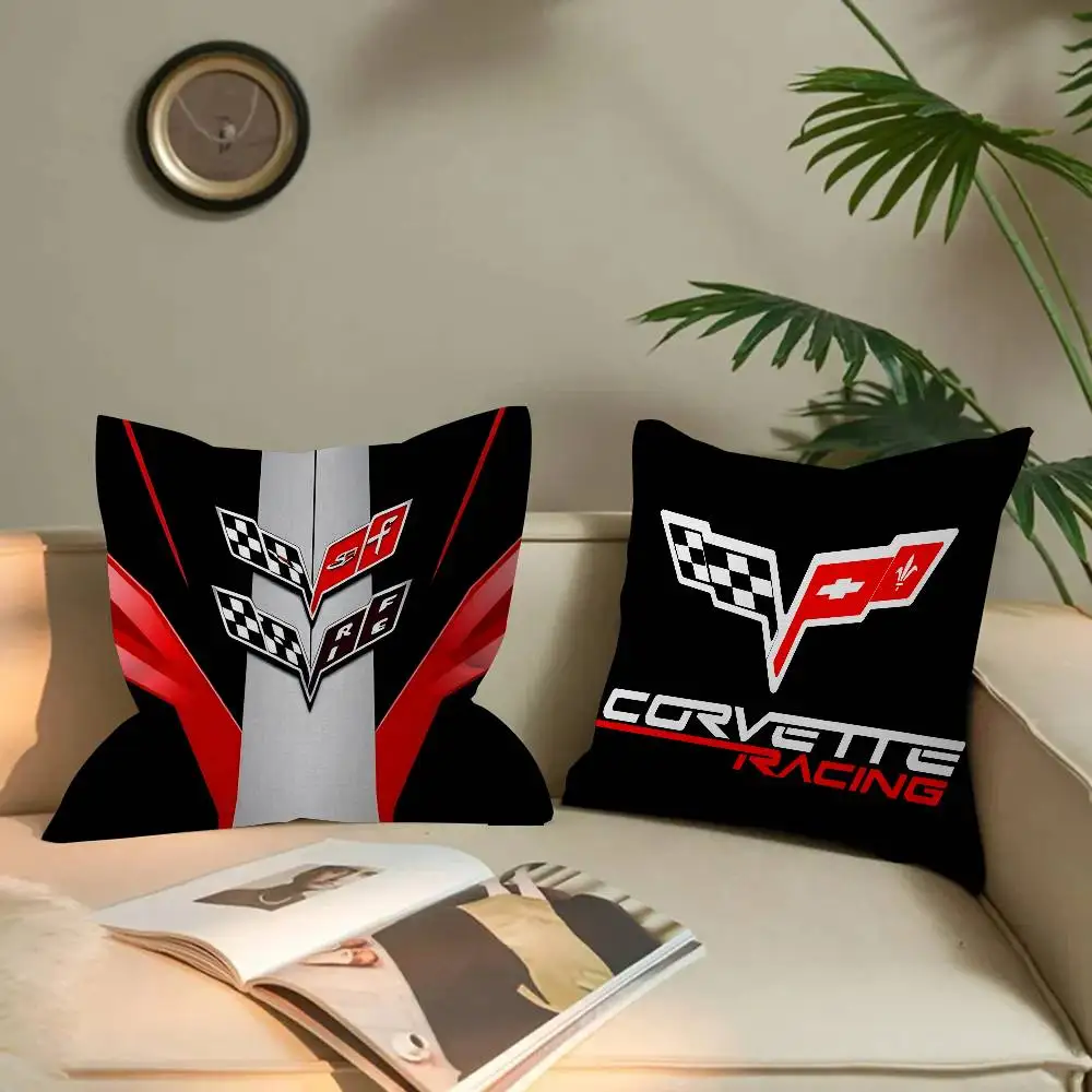 C-Corvette Novelty Car Cushion Cover Polyester Sofa Cushions Decorative Throw Pillows Home Decoration Pillowcover