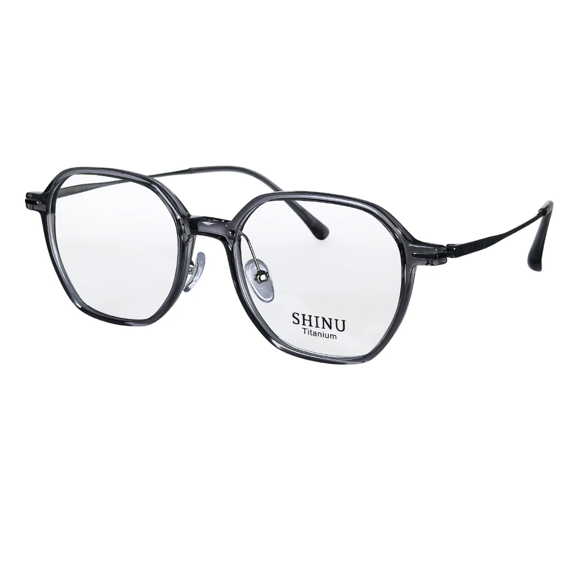 

SHINU brand multifocal grade glasses near and far titanium frame y2k fashion glasses myopia prescription glasses unisex frame