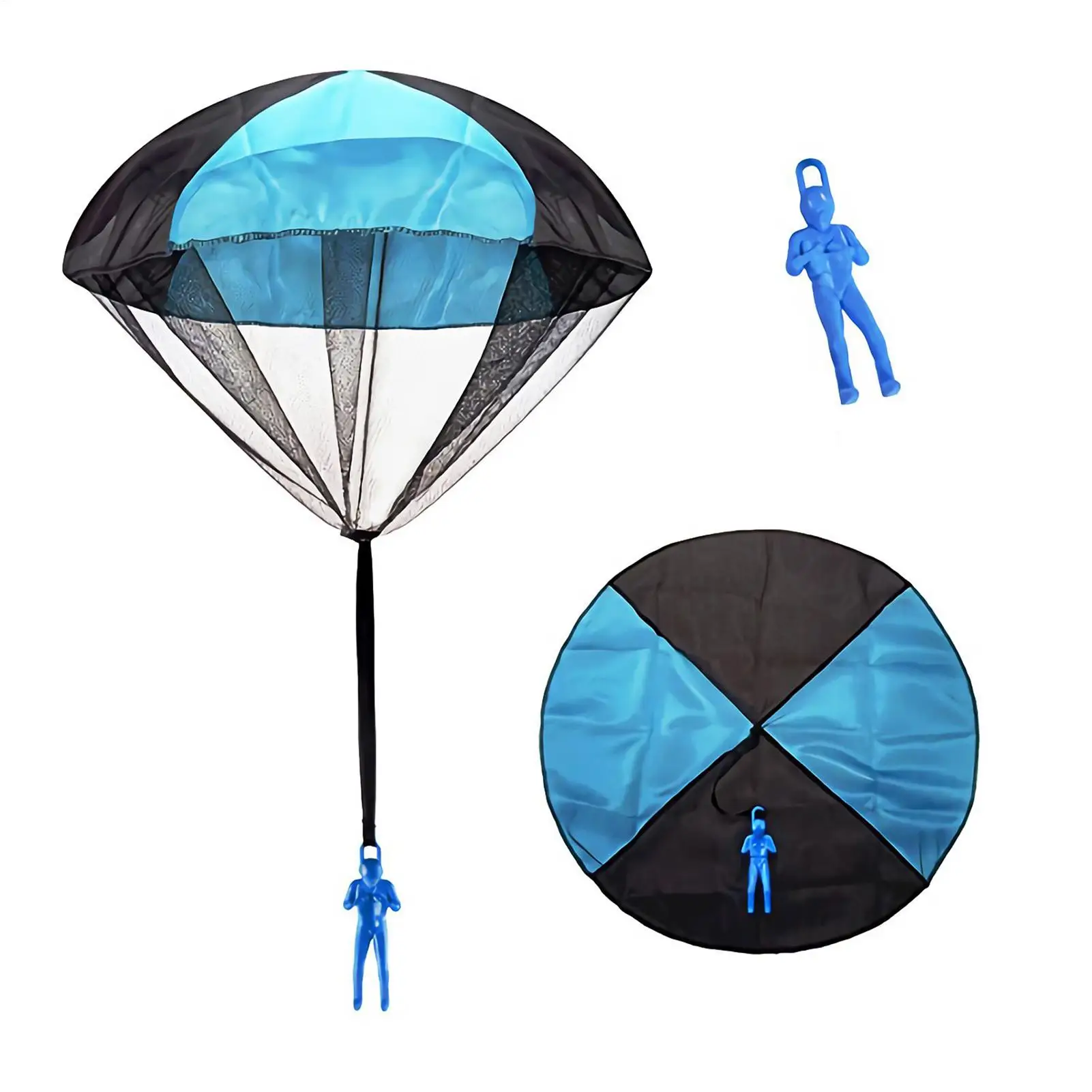 Toy Parachute Figures Fun Portable Sports Game Stocking Stuffers Parachute Toys for Desktop Christmas School Home Party Hobby