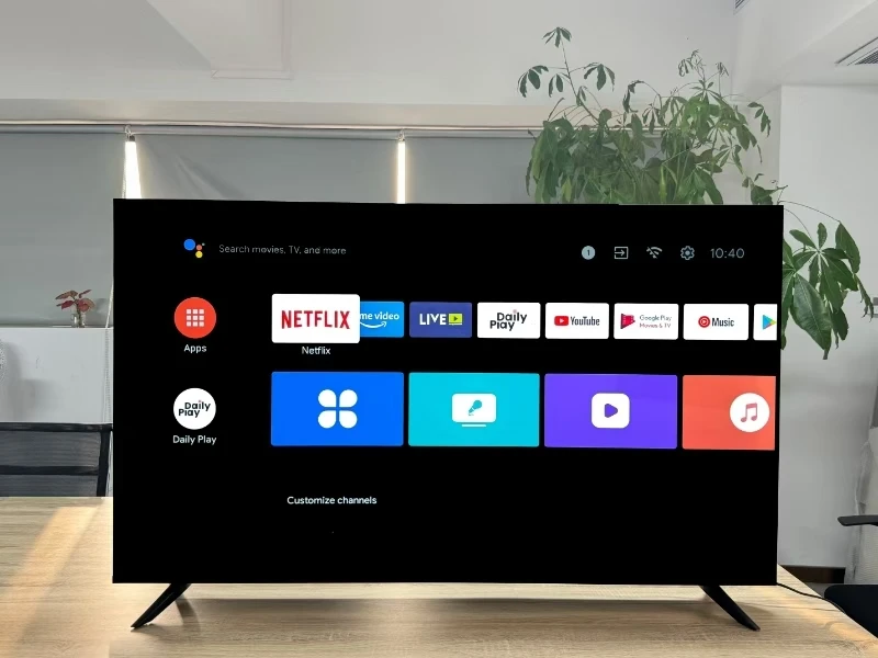 Smart TV LED 4k UHD 32 43 50 55 65 75 85 pulgadas Televisión de red doméstica Original Android/google Tv compatible con Youtube Google Play