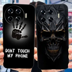For Tecno Spark 20 Pro Plus Phone Case Spark 20 Pro+ KJ7 Fashion Cool Pattern Black Silicon Soft Back Cover Cases