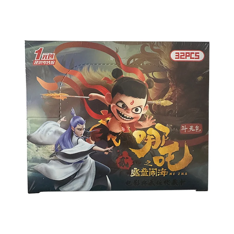 جديد 2025 Ne Zha 2 لعبة أطفال لعبة لوحية فيلم Mitology الصيني TCG مجموعة بطاقة هدية