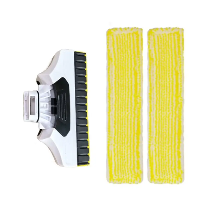Cabezal de succión para ventanas AT43 + almohadillas de microfibra para limpiadores Karcher WV 6, para ventanas, espejos de vidrio y superficies lisas