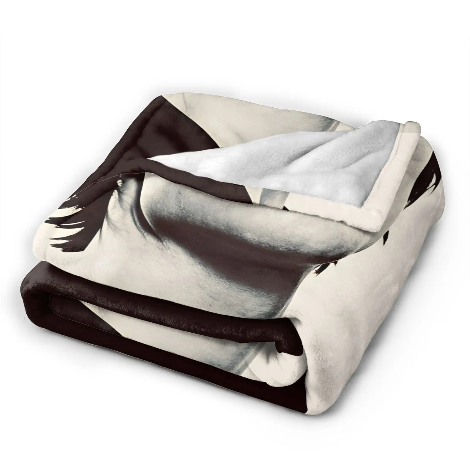 Super Soft Blankets Travel Car VIKAMA Vampire Diaries Damon Portrait Throw Blanket Funny  Bedspread For Living Room