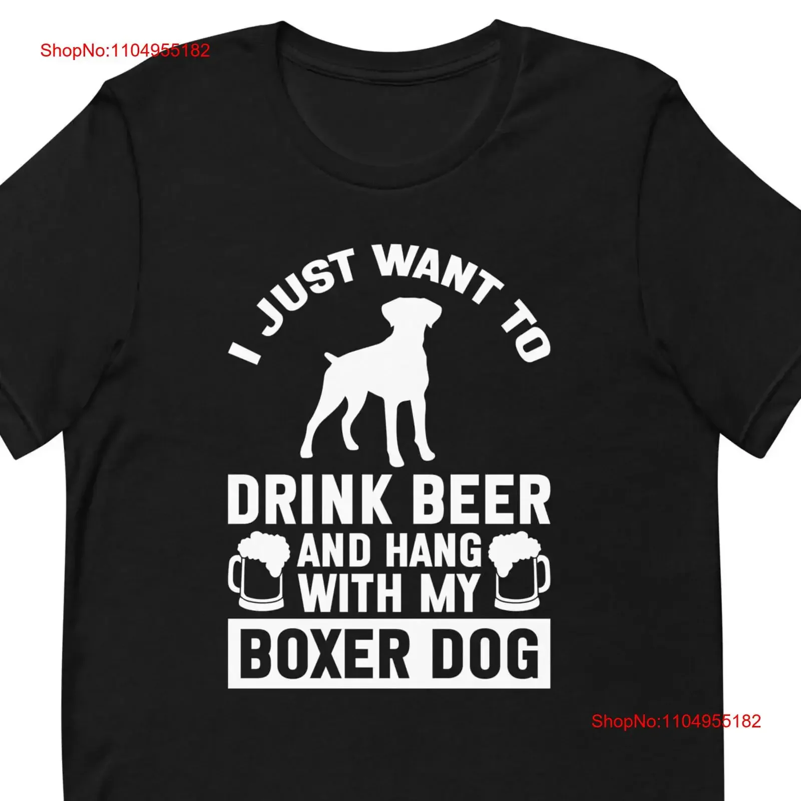 الملاكم الكلب تي شيرت البيرة عاشق مالك T1998 خمر غسلها مريحة الشارع الشهير للجنسين لينة الرسم امتدت أنيق قليلا