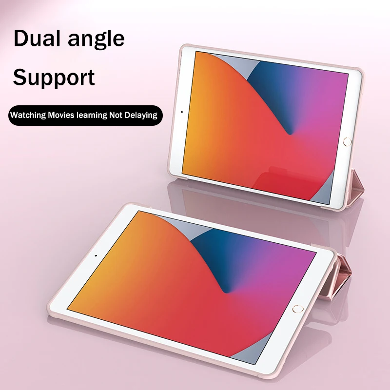 UTHAI iPad 保護ケース 10.2 インチ 2018 Mini4 レザーケース Pro10.5 ソリッドカラーシリコンソフトシェル Air2 フラットシェルに適しています