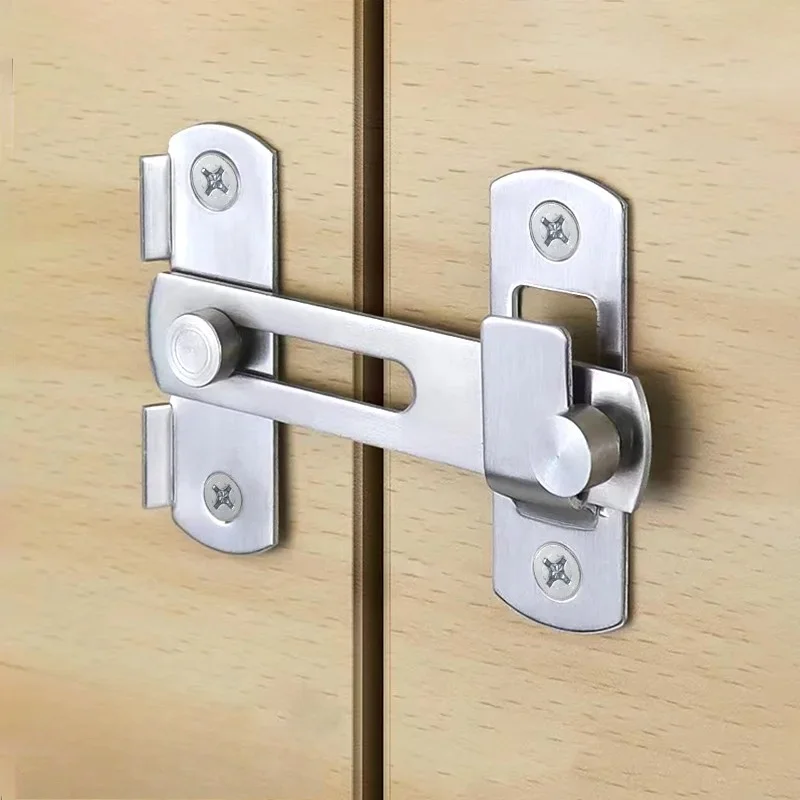 1Pcs Toggle-Latch Sliding Door Latch Pet Cage Lock Pin For Window Closet Door Guard Latch Bolt Safety Latch