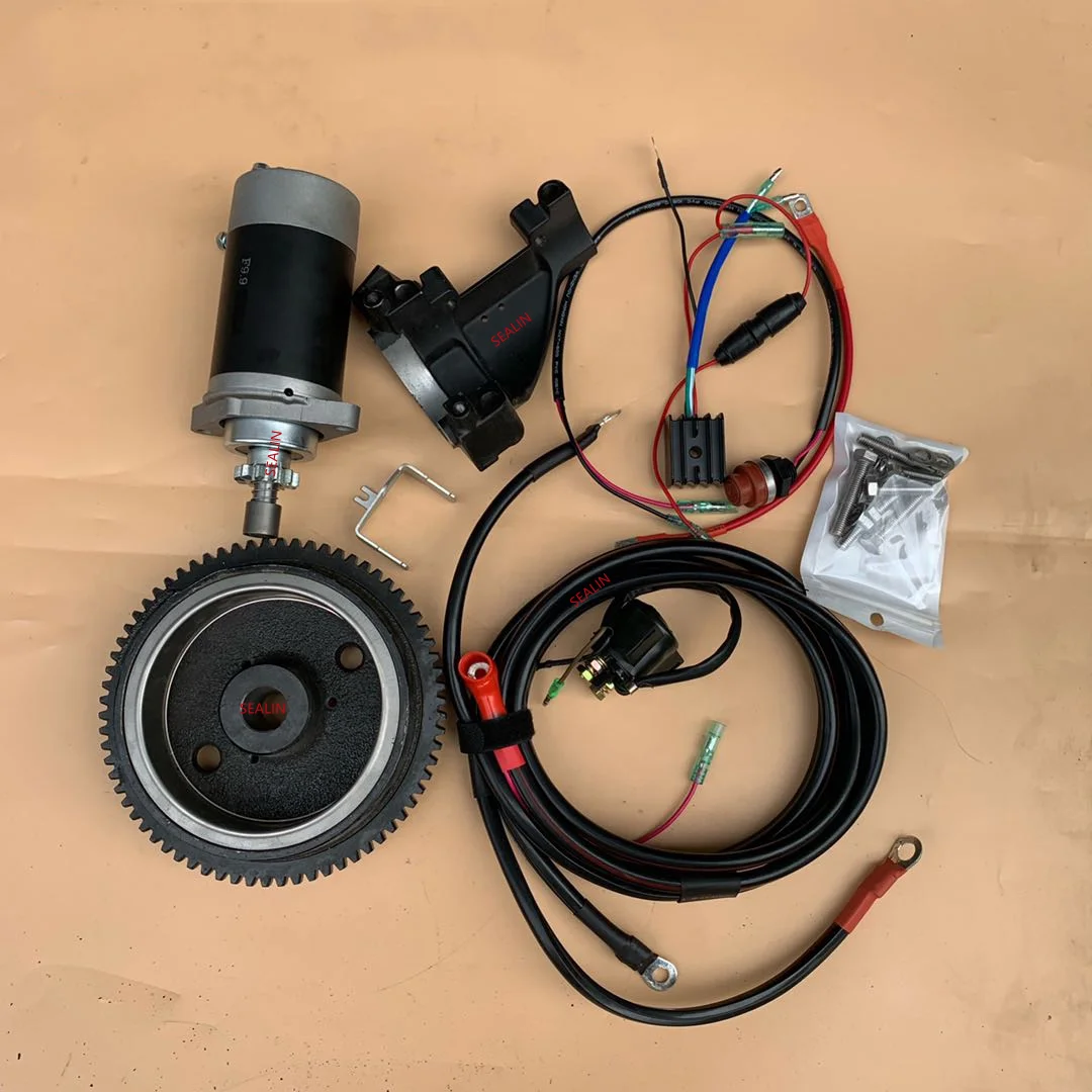 ELECTRIC START KIT FOR Yamaha Parsun Hidea- 4 Stroke  9.9hp 12hp Outboard motor