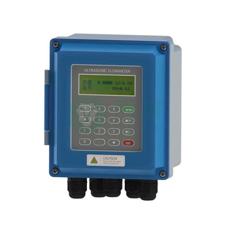 DN15-6000 TUF-2000B Wall Mounted Clamp On Ultrasonic Flowmeter with RS485 Modbus RTU for PLC