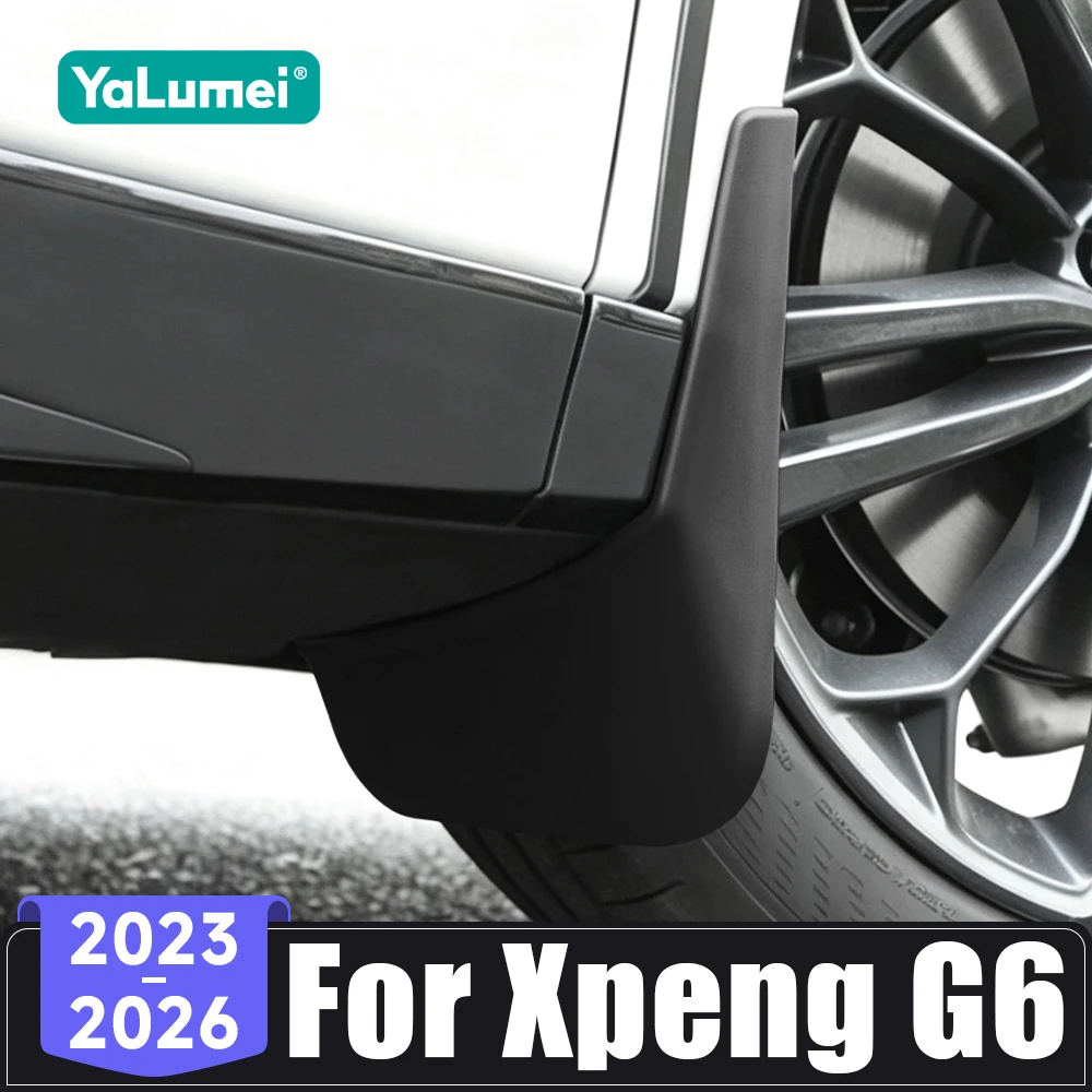 Für Xpeng G6 2023 2024 2025 2026 ABS-Kunststoff Auto-Schmutzfänger Vorne und Hinten Spritzschutz Ohne Bohren Außenzubehör