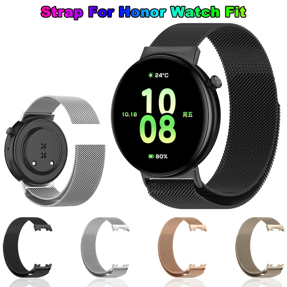 Correa de reloj de Metal para reloj Honor, correa de repuesto, pulsera de Metal para Huawei Honor Watch Fit, Accesorios inteligentes