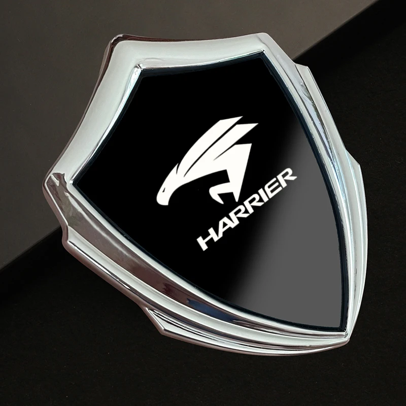 auto accessory 3D metal accsesories car stickers for Toyota harrier