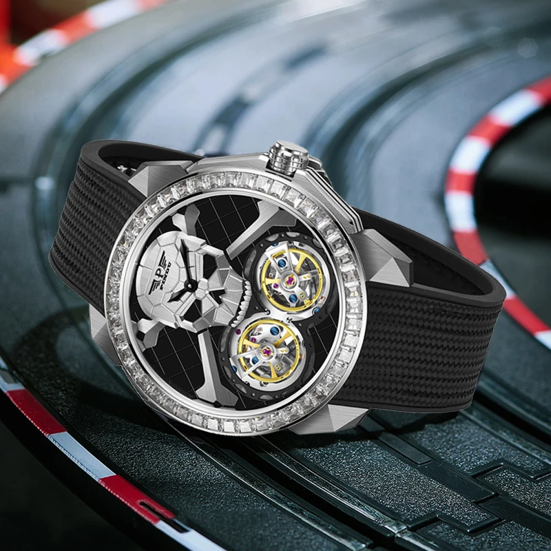 Zegarki męskie PINDU Watch New – Tourbillon Movement Watch recenzja i cena