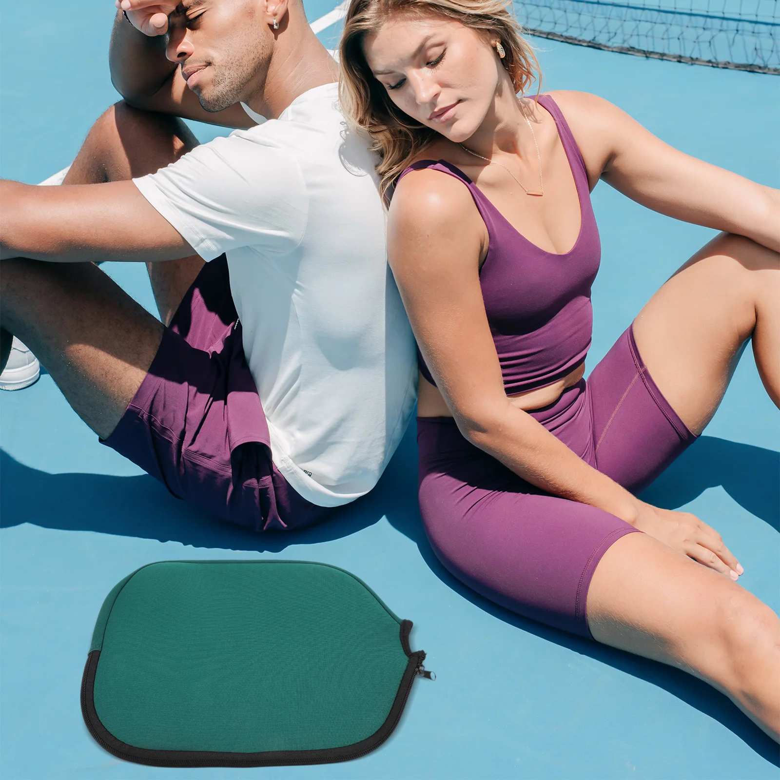 

Table Tennis Paddle Case Portable Protective Storage Bag Anti-Scratch Durable Paddle Cover Stylish Color Smooth Zipper