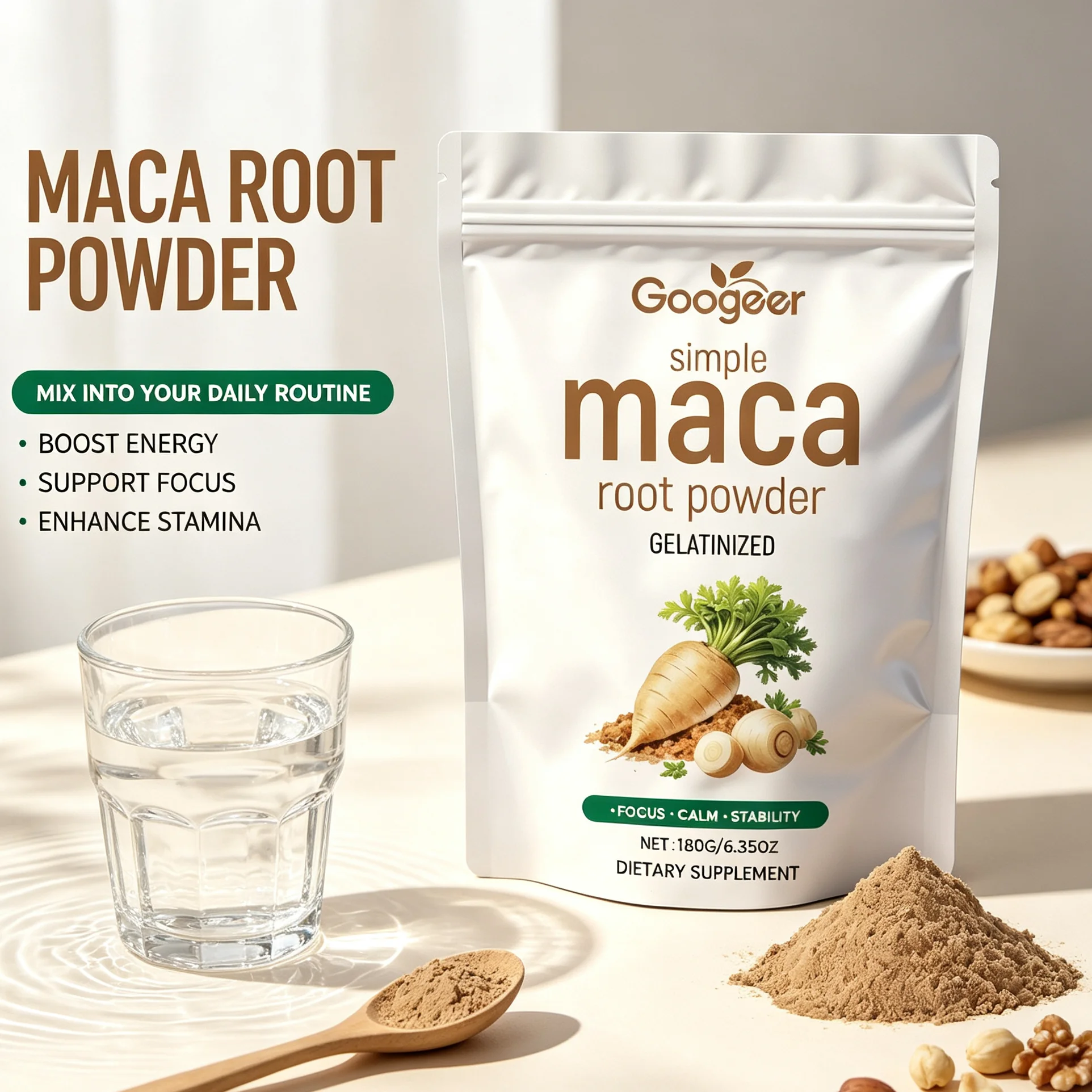 Roots Nutrition & Fitness Inglewood Photos - ピュアマカ根パウダー 天然ハーブ栄養パウダー スーパーフード 栄養補助食品 エネルギーと健康をサポート 毎日の使用に最適