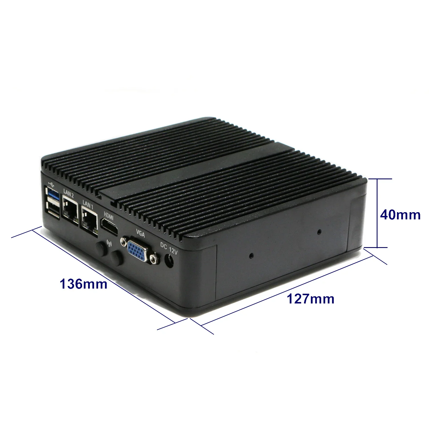 Fanless Design Mini PC Low Power Hardware Industrial Computer All In One Desktop Mini PC