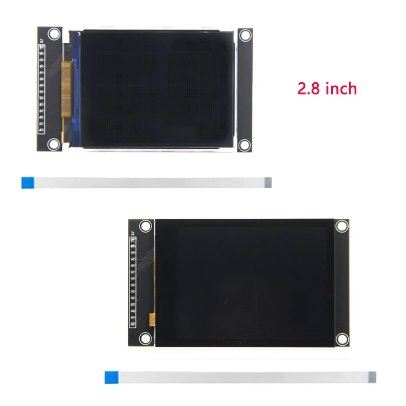 2.8/3.2/3.5 Inch SPI Serial Port TFT LCD Screen Capacitive Touch Screen Display Module IPS Version Black