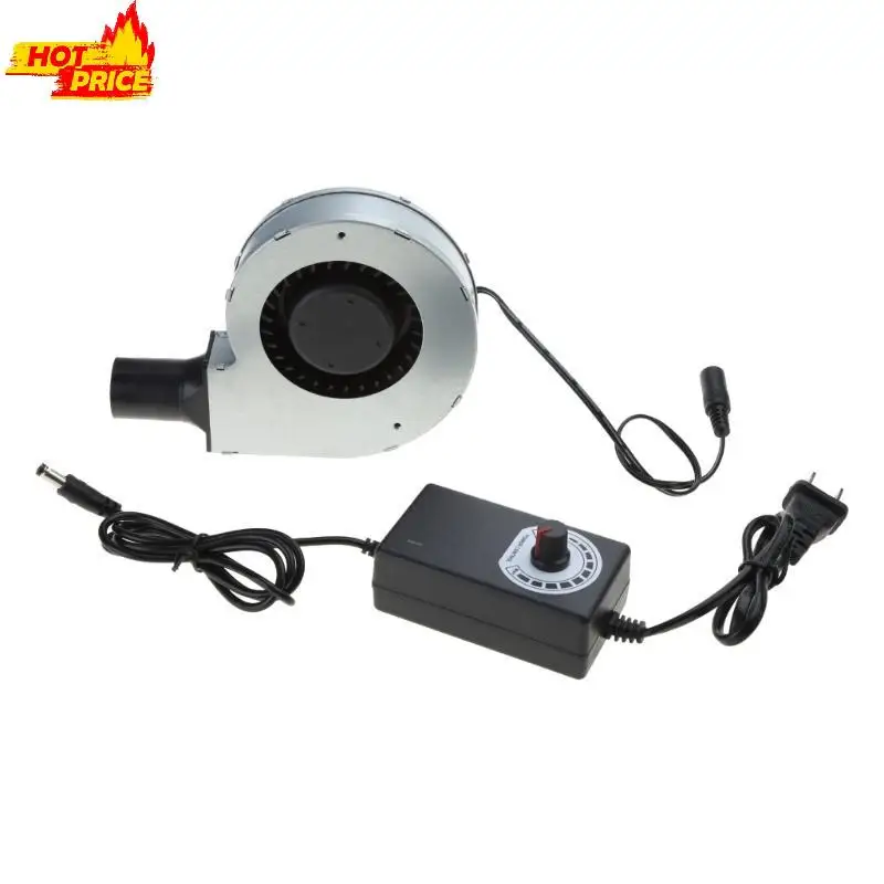 Czarny, bezszczotkowy wentylator chłodzący na prąd stały, piekarnik, grill, bezszczotkowy wentylator, dmuchawa