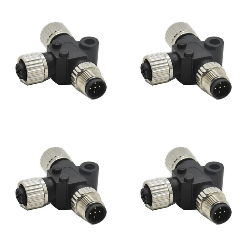 新入荷-4x-nmea-2000-3ポートマルチポートtコネクタースターターキット-シルバーエッジ-3ウェイアダプター-ボートマリンアクセサリー用