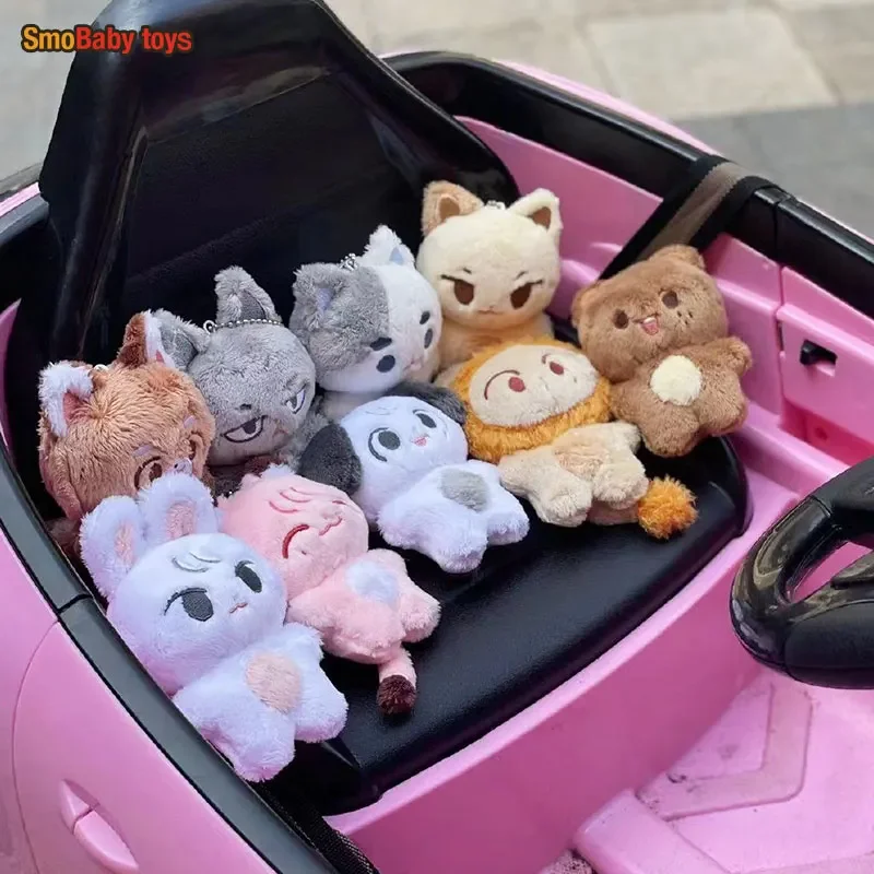 

10CM KPOP Taeyong Haechan Mark Cartoon Animals Plush Doll Keyring Jungwoo Jaehyun Cute Stuffed Toy Keychains Bag Decor Fans Gift