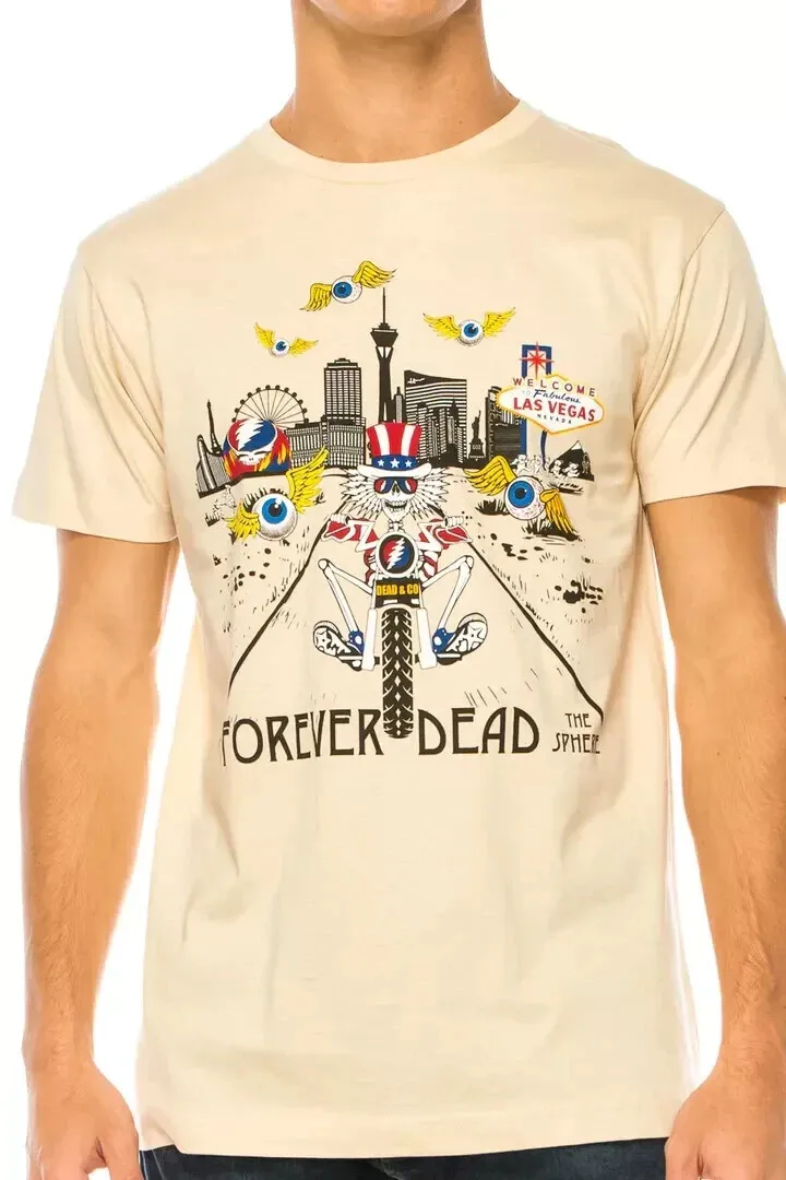 

DEAD AND COMPANY SPHERE short sleeve T Shirt Natural KV28140 oversized unisex streetwear graphic vintage retro aesthetic y2k