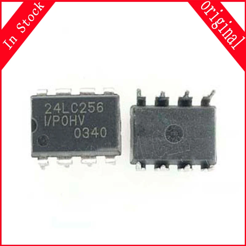 10pcs/lot PIC24LC256-I/P 24LC256 24LC256I/P DIP-8 In Stock