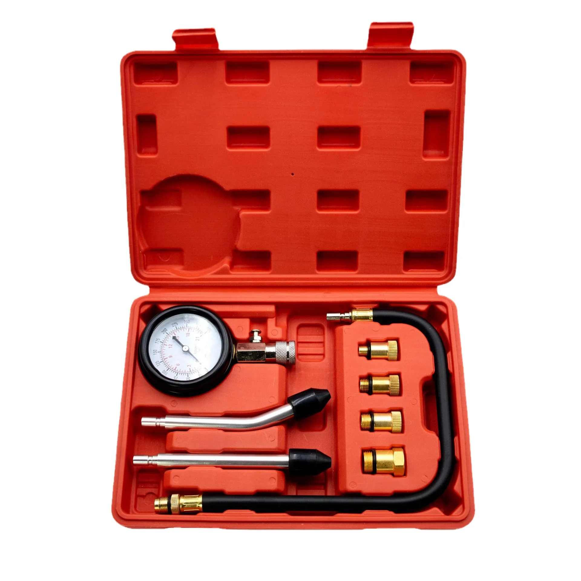 Cylinder Pressure Gauge Testing Tool, Dual-Use for Cars and Motorcycles, Multi-Functional Repair