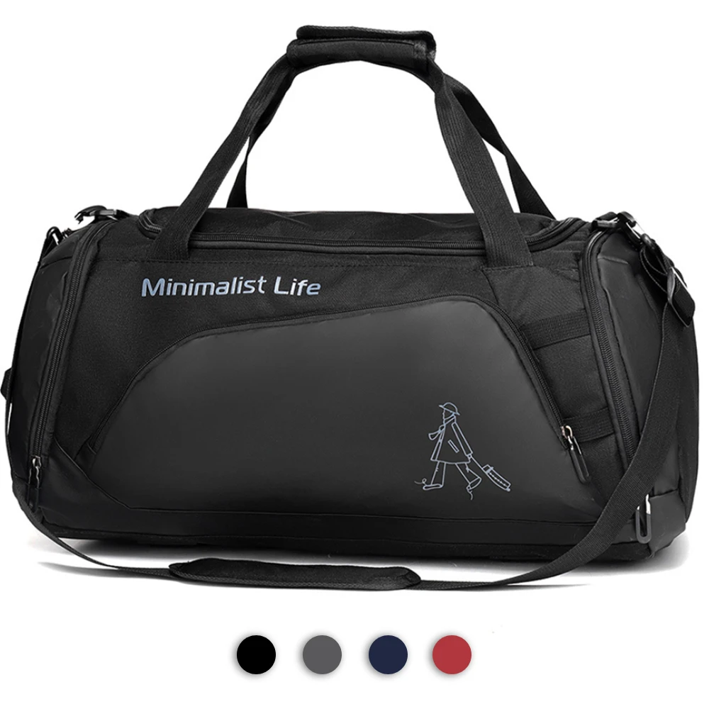 

Gym Bag for Men Women with Shoe & Wet Compartment Large Duffle Bag for Travel,Sports,Fitness & Workout Waterproof Shoulder Bag