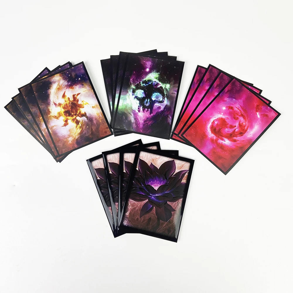 

60pcs/Bag 66x91mm TCG Card Sleeves Printing Trading Card Sleeves for MGT/YGO Trading Cards Cover