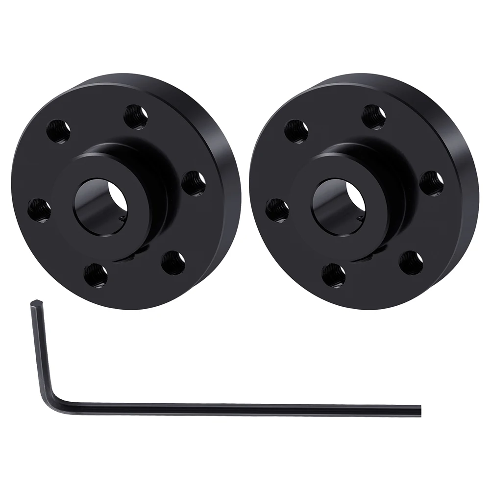 YEAHRUN 2Pcs 6mm Metal Rigid Flange Coupling Motor Guide Shaft Coupler Motor Connector Bearing Fittings for RC Boat Model Parts