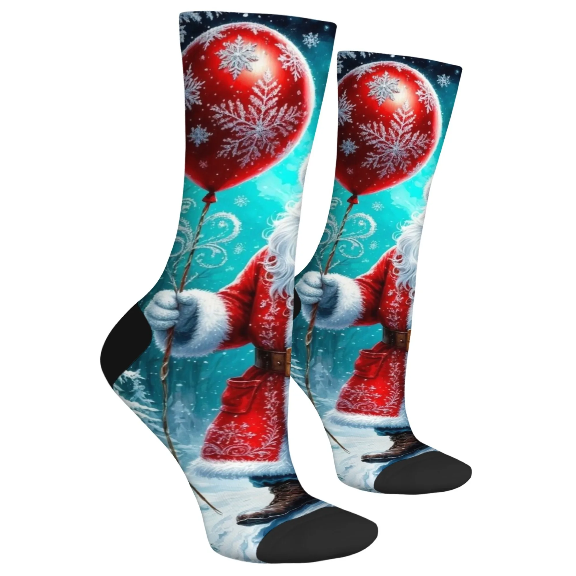 سانتا كلوز الجدة الرجال الجوارب ريترو ستايل مريح عدم الانزلاق موضة الجوارب غير رسمية سعيد الهيب هوب جوارب بأشكال مضحكة هدية الكريسماس #3