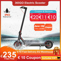 365GO 350W Electric Scooter, 8.5 Inch 31KM/H Adult Foldable Electric kick Scooter, 7.8AH APP Smart Escooter