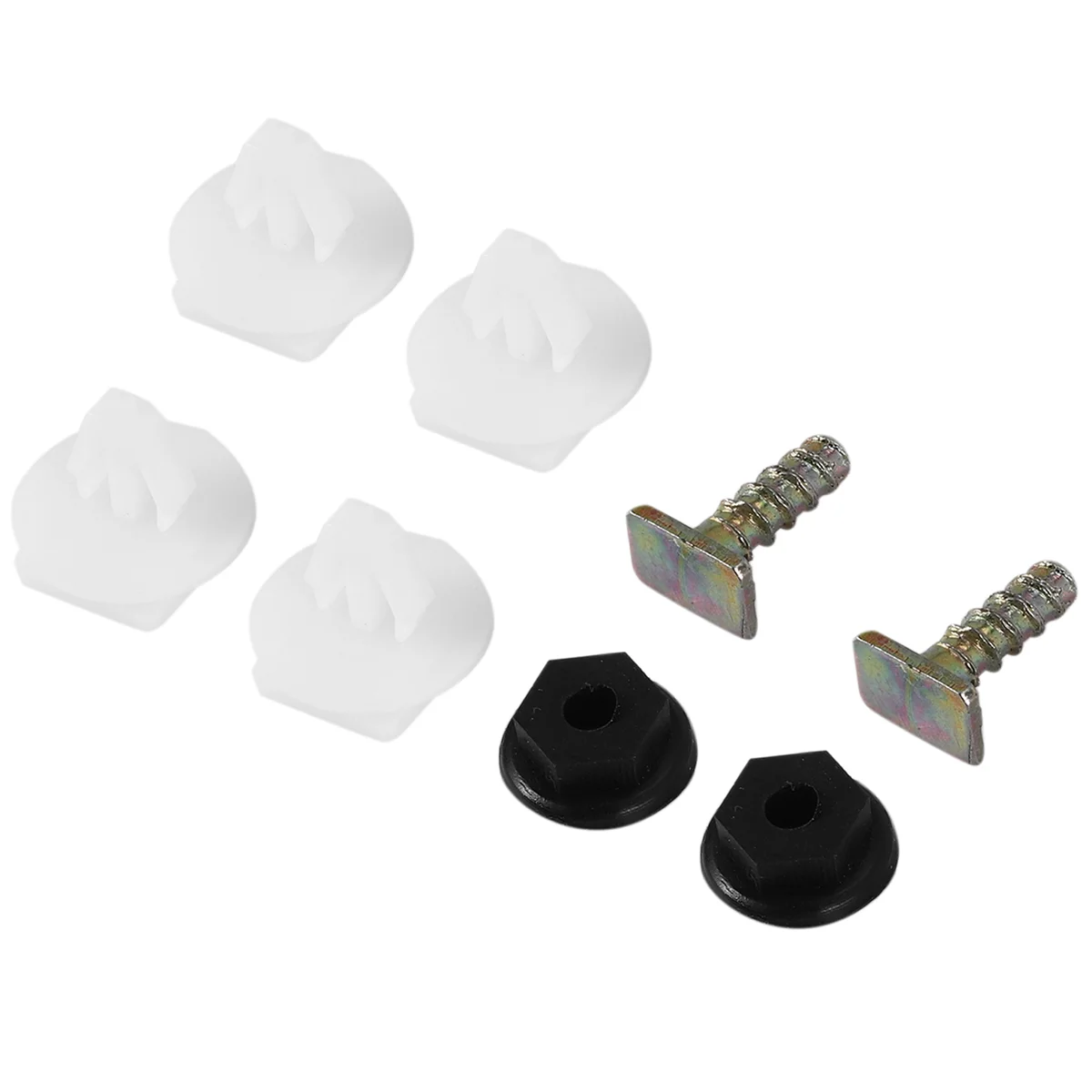 8pc Front Wheel Arch Trim Clips Plastic Metal Screw Nut Set For Vauxhall Corsa C