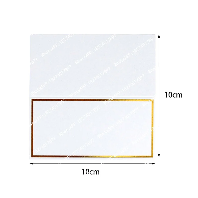 200pcs Name Place Card Wedding Seating Number Cards Table Decoration Birthday Party Sign In Dinner Greeting Seat Card